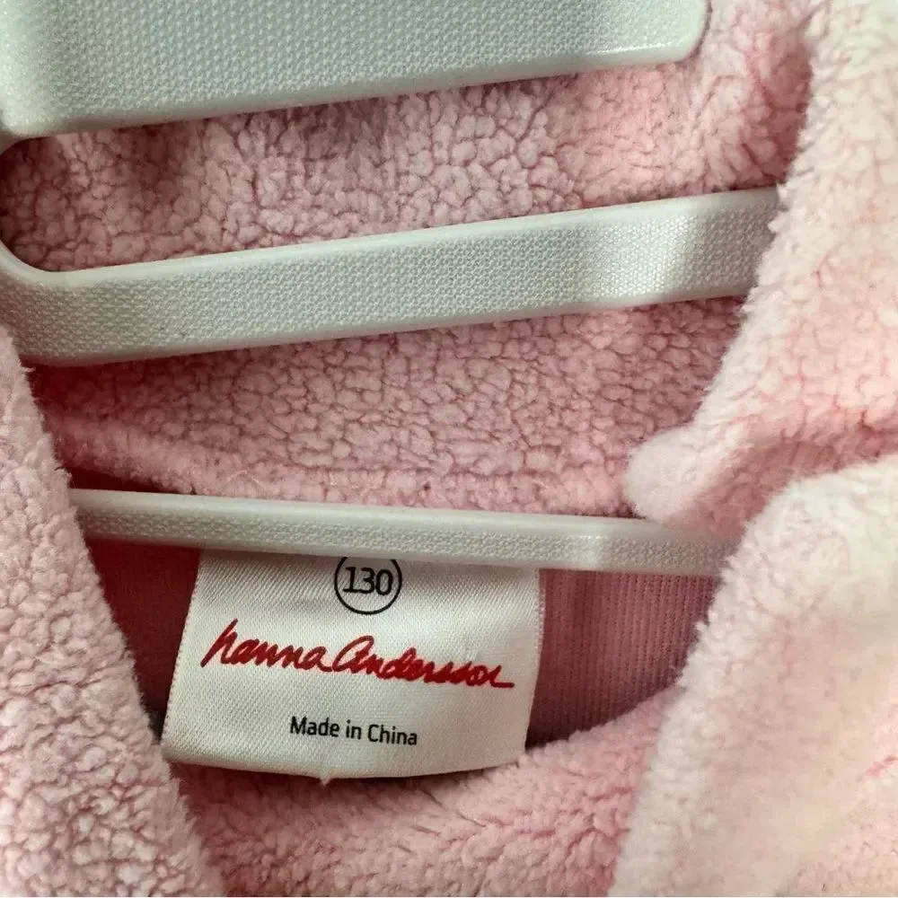 Hannah Andersson pink dress size 130/8